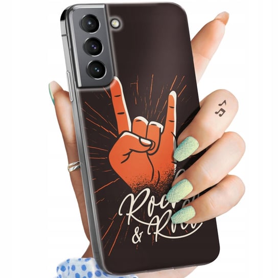 ETUI DO SAMSUNG GALAXY S21 FE WZORY ROCKOWE ROCK ROCK AND ROLL GITARA PUNK Samsung Electronics