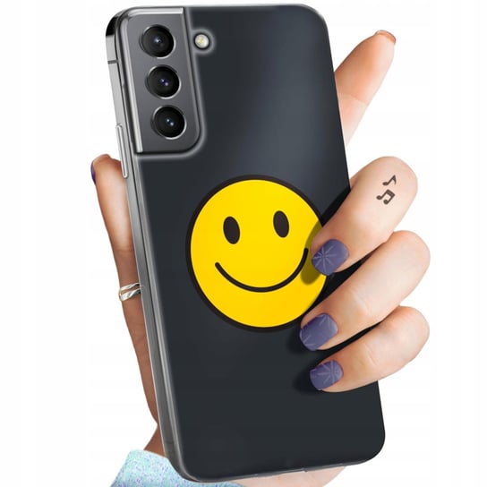 Etui Do Samsung Galaxy S21 Fe Wzory Uśmiech Smile Emoji Obudowa Pokrowiec Samsung