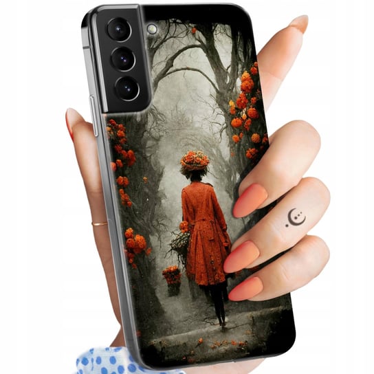Etui Do Samsung Galaxy S21 Plus 5G Wzory Jesień Liście Autumn Obudowa Case Samsung