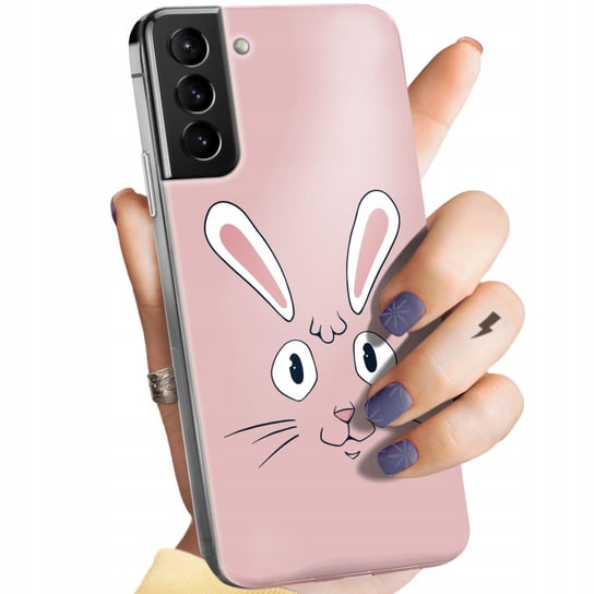 Etui Do Samsung Galaxy S21 Plus 5G Wzory Królik Zając Bunny Obudowa Case Samsung