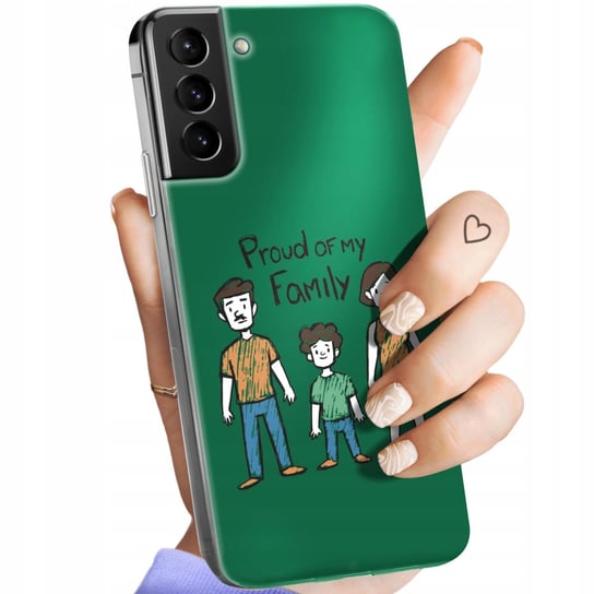 ETUI DO SAMSUNG GALAXY S21 PLUS 5G WZORY RODZINA FAMILIA DOM OBUDOWA CASE Samsung Electronics