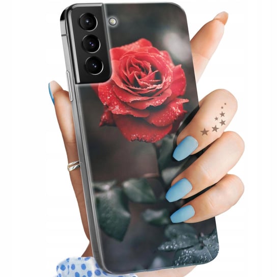 Etui Do Samsung Galaxy S21 Plus 5G Wzory Róża Z Różą Rose Obudowa Pokrowiec Samsung