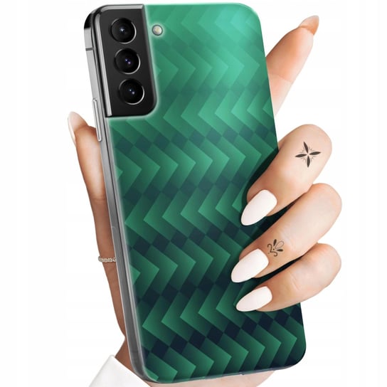 Etui Do Samsung Galaxy S21 Plus 5G Wzory Zielone Grassy Green Obudowa Case Samsung Electronics