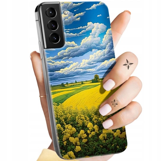 Etui Do Samsung Galaxy S21 Ultra 5G Wzory Chmury Niebo Błękit Obudowa Case Samsung