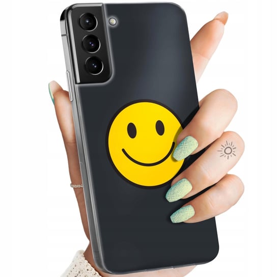 Etui Do Samsung Galaxy S21 Ultra 5G Wzory Uśmiech Smile Emoji Obudowa Case Samsung
