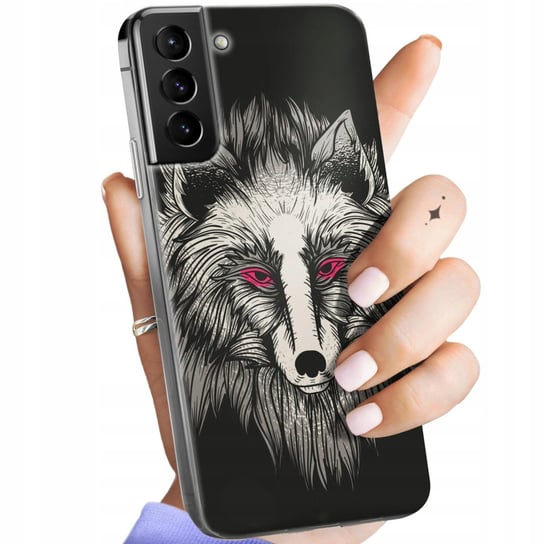 Etui Do Samsung Galaxy S21 Ultra 5G Wzory Wilk Wilkołak Wolf Wilczyca Case Samsung