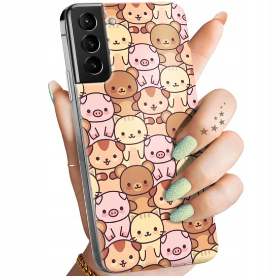 Etui Do Samsung Galaxy S21 Ultra 5G Wzory Zwierzęta Pieski Kotki Lamy Case Samsung