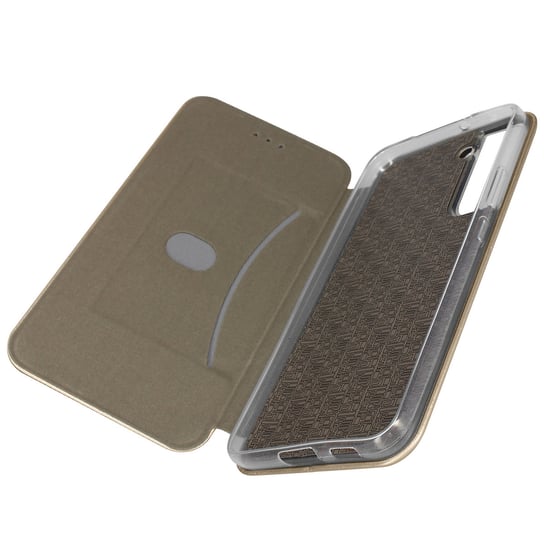 Etui do Samsung Galaxy S22 Plus Card Case Satynowe wykończenie złote Avizar