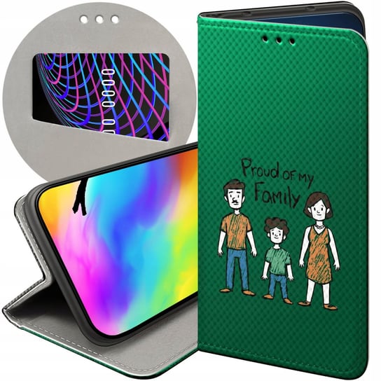 ETUI DO SAMSUNG GALAXY S22 PLUS / S22 PRO WZORY RODZINA FAMILIA DOM FUTERAŁ Samsung Electronics