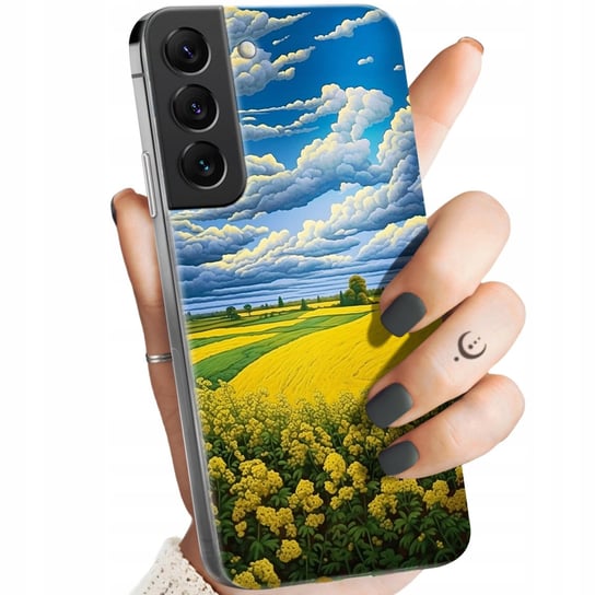 Etui Do Samsung Galaxy S22 Plus Wzory Chmury Niebo Błękit Obudowa Pokrowiec Samsung