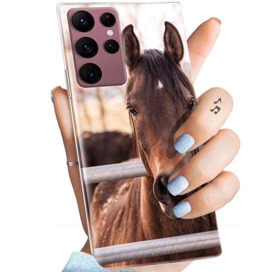 Etui Do Samsung Galaxy S22 Ultra Wzory Konie Kuce Pegazy Obudowa Pokrowiec Samsung