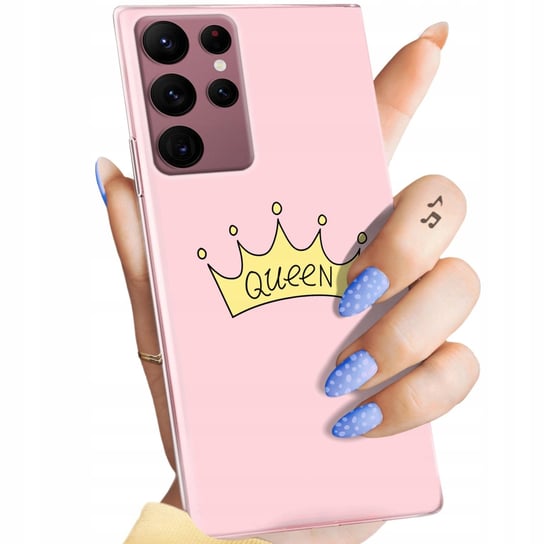 Etui Do Samsung Galaxy S22 Ultra Wzory Księżniczka Queen Princess Obudowa Samsung