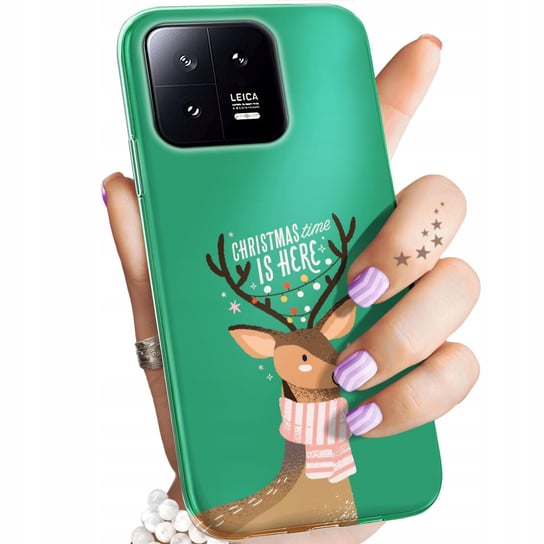Etui Do Samsung Galaxy S22 Ultra Wzory Świąteczne Christmass Święta Obudowa Samsung Electronics