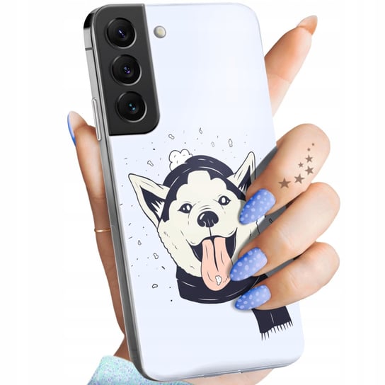 ETUI DO SAMSUNG GALAXY S22 WZORY HUSKY PSY PIESKI OBUDOWA POKROWIEC CASE Samsung Electronics