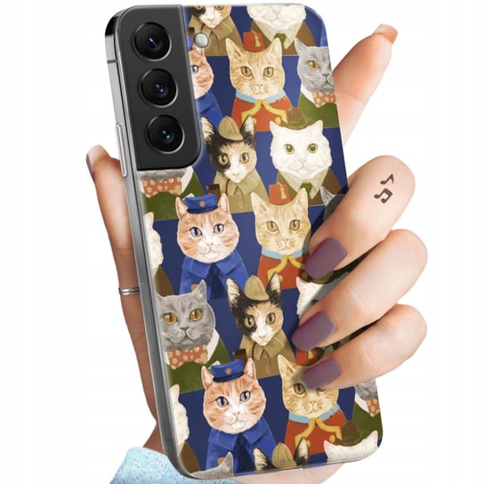Etui Do Samsung Galaxy S22 Wzory Koty Kociaki Kotki Obudowa Pokrowiec Case Samsung