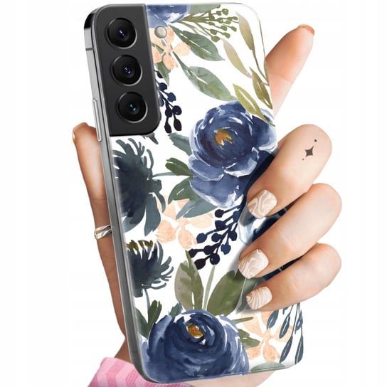 Etui Do Samsung Galaxy S22 Wzory Kwiaty Kwieciste Flower Obudowa Pokrowiec Samsung Electronics