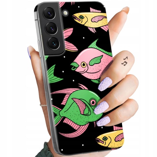 ETUI DO SAMSUNG GALAXY S22 WZORY RYBY RYBKI FISH OBUDOWA POKROWIEC CASE Samsung