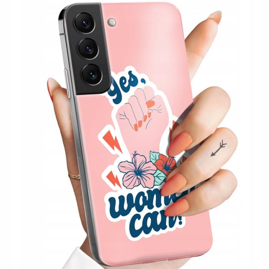 ETUI DO SAMSUNG GALAXY S22 WZORY SIŁA KOBIET GIRL POWER FEMINIZM OBUDOWA Samsung Electronics