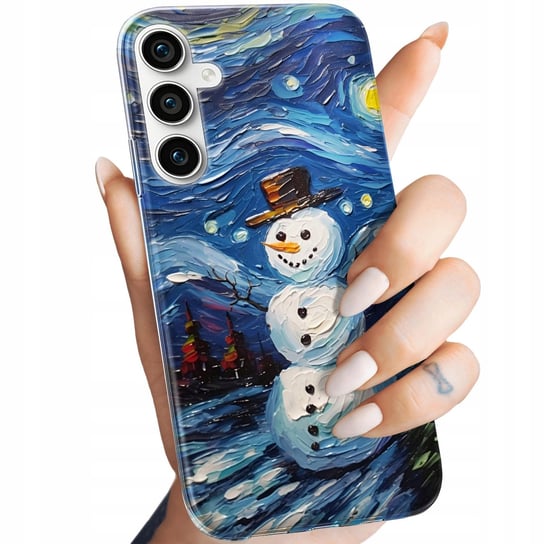 Etui Do Samsung Galaxy S23 Fe Wzory Bałwan Zima Śnieg Obudowa Pokrowiec Samsung