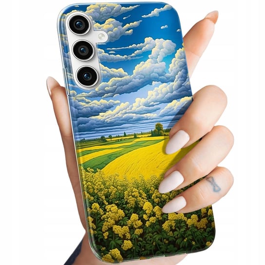 Etui Do Samsung Galaxy S23 Fe Wzory Chmury Niebo Błękit Obudowa Pokrowiec Samsung