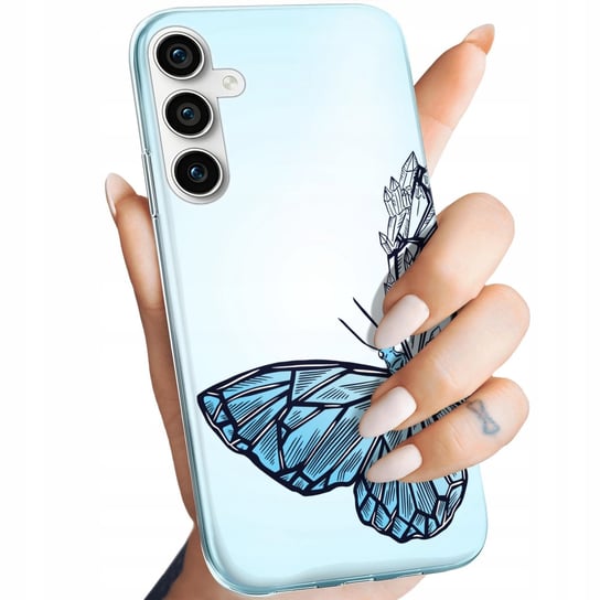 Etui Do Samsung Galaxy S23 Fe Wzory Motyle Butterfly Barwne Obudowa Case Samsung
