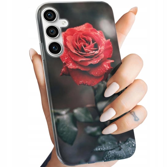 Etui Do Samsung Galaxy S23 Fe Wzory Róża Z Różą Rose Obudowa Pokrowiec Case Samsung Electronics