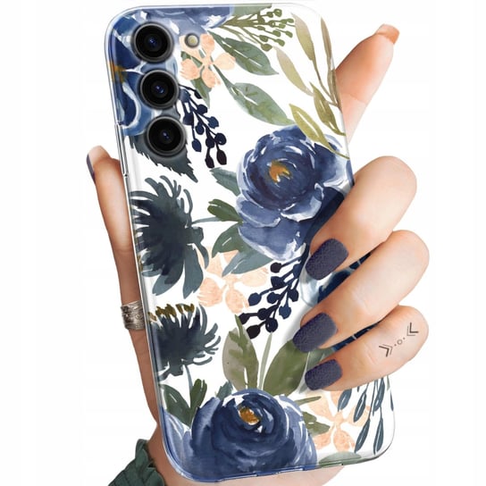 Etui Do Samsung Galaxy S23 Plus Wzory Kwiaty Kwieciste Flower Obudowa Case Samsung