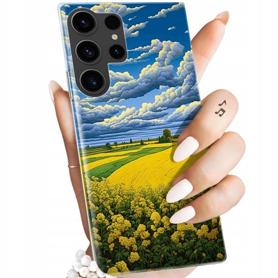 Etui Do Samsung Galaxy S23 Ultra Wzory Chmury Niebo Błękit Obudowa Case Samsung
