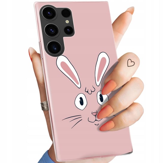 Etui Do Samsung Galaxy S23 Ultra Wzory Królik Zając Bunny Obudowa Pokrowiec Samsung