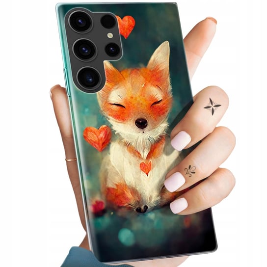 Etui Do Samsung Galaxy S23 Ultra Wzory Liski Lisy Fox Obudowa Pokrowiec Samsung