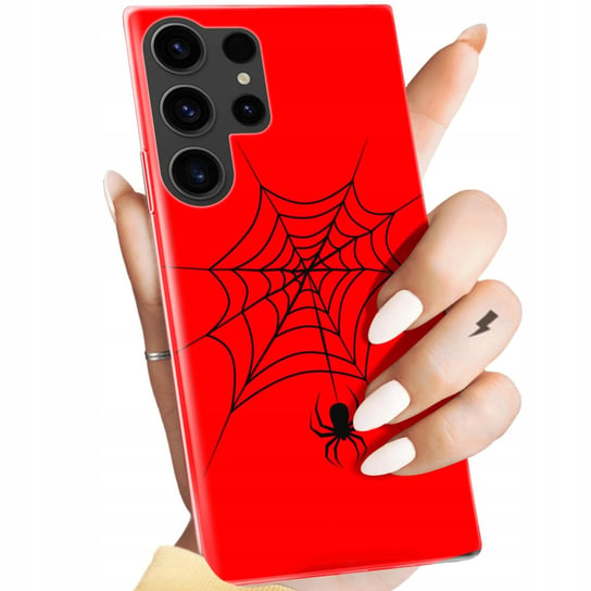 Etui Do Samsung Galaxy S23 Ultra Wzory Pająk Spider Pajęczyna Obudowa Case Samsung Electronics