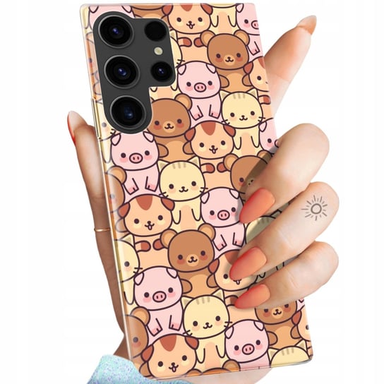 Etui Do Samsung Galaxy S23 Ultra Wzory Zwierzęta Pieski Kotki Lamy Domowe Samsung
