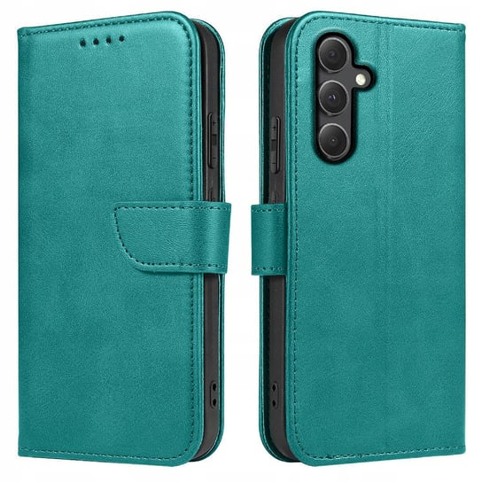 Etui Do Samsung Galaxy S24+ Plus Skórzane Portfel Skin Case + Szkło 9H Krainagsm