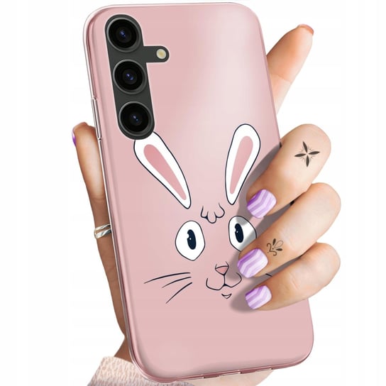 Etui Do Samsung Galaxy S24 Plus Wzory Królik Zając Bunny Obudowa Pokrowiec Samsung