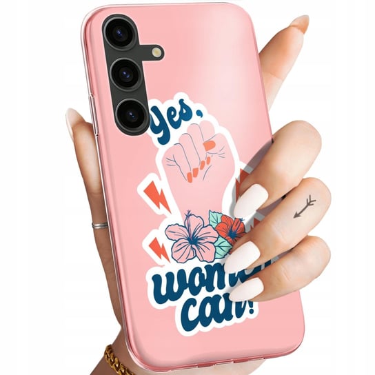 ETUI DO SAMSUNG GALAXY S24 PLUS WZORY SIŁA KOBIET GIRL POWER FEMINIZM CASE Samsung Electronics