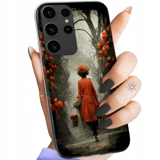 Etui Do Samsung Galaxy S24 Ultra Wzory Jesień Liście Autumn Obudowa Case Samsung