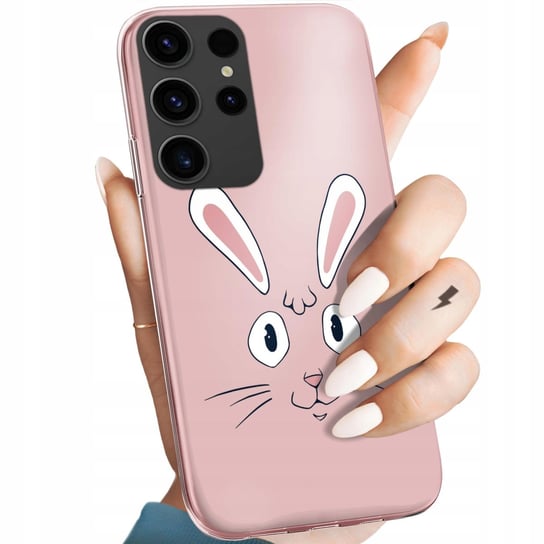 Etui Do Samsung Galaxy S24 Ultra Wzory Królik Zając Bunny Obudowa Pokrowiec Samsung
