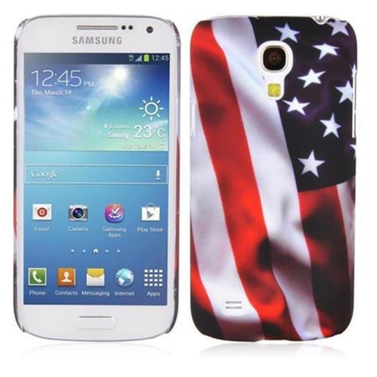 Etui Do Samsung Galaxy S4 MINI Pokrowiec w STARS AND STRIPES Hard Case Cover Obudowa Ochronny Cadorabo Cadorabo
