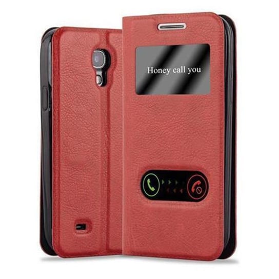 Etui Do Samsung Galaxy S4 w CZERWONY SZAFRAN Pokrowiec Obudowa Case Cover Portfel Ochronny Cadorabo Cadorabo