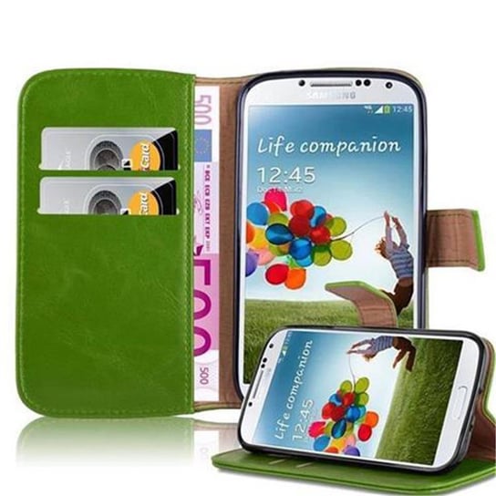 Etui Do Samsung Galaxy S4 w Pokrowiec ZIELONA TRAWA Magnet Obudowa Ochronny Case Cover Cadorabo Cadorabo
