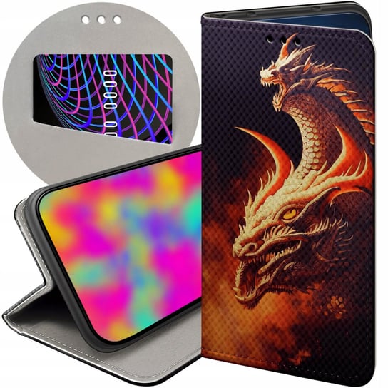 ETUI DO SAMSUNG GALAXY S5 / S5 NEO WZORY SMOKI DRAGON TANIEC SMOKÓW FUTERAŁ Samsung Electronics