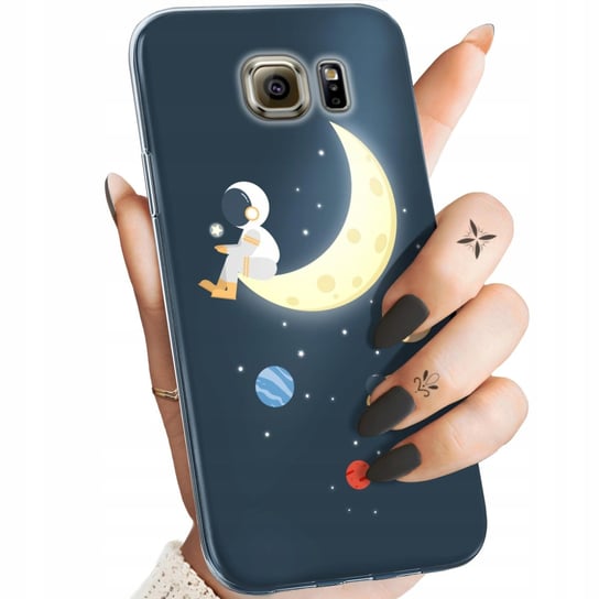 Etui Do Samsung Galaxy S6 Wzory Księżyc Gwiazdy Kosmos Planety Obudowa Case Samsung Electronics