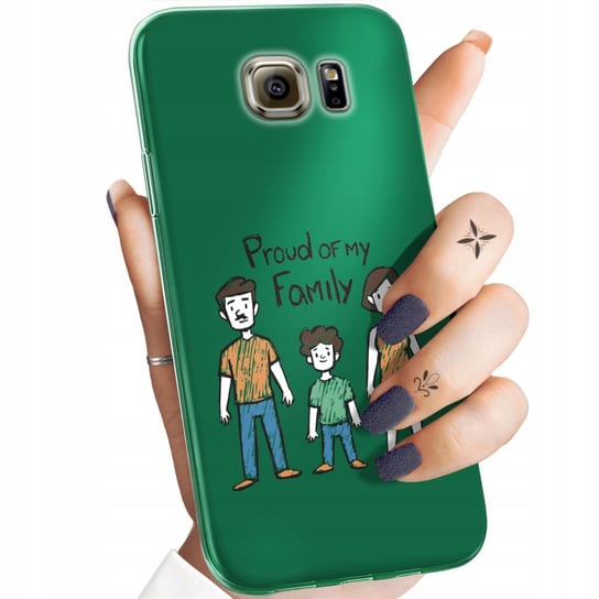 ETUI DO SAMSUNG GALAXY S6 WZORY RODZINA FAMILIA DOM OBUDOWA POKROWIEC CASE Samsung Electronics