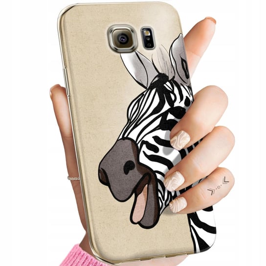 ETUI DO SAMSUNG GALAXY S6 WZORY ZEBRA ZEBERKA PASKI OBUDOWA POKROWIEC CASE Samsung Electronics