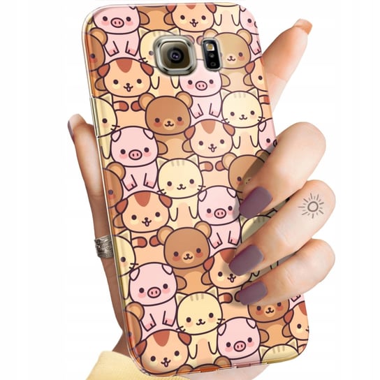 Etui Do Samsung Galaxy S6 Wzory Zwierzęta Pieski Kotki Lamy Domowe Dziekie Samsung