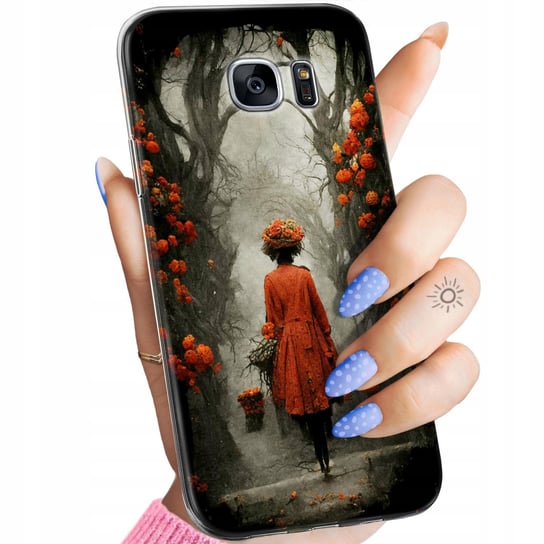 Etui Do Samsung Galaxy S7 Edge Wzory Jesień Liście Autumn Obudowa Case Samsung