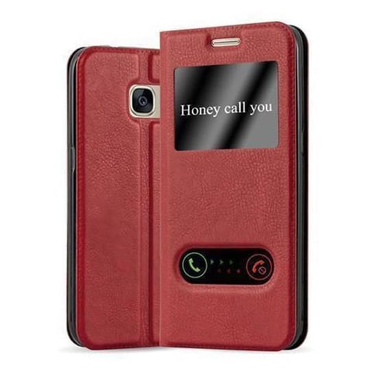 Etui Do Samsung Galaxy S7 w CZERWONY SZAFRAN Pokrowiec Obudowa Case Cover Portfel Ochronny Cadorabo Cadorabo