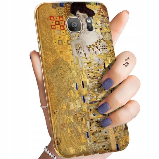 Etui Do Samsung Galaxy S7 Wzory Klimt Gustav Pocałunek Obudowa Pokrowiec Samsung