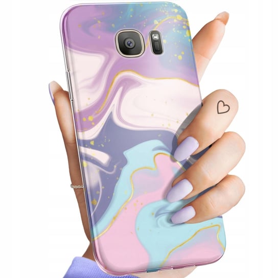 Etui Do Samsung Galaxy S7 Wzory Pastele Ilustracja Kolory Obudowa Pokrowiec Samsung