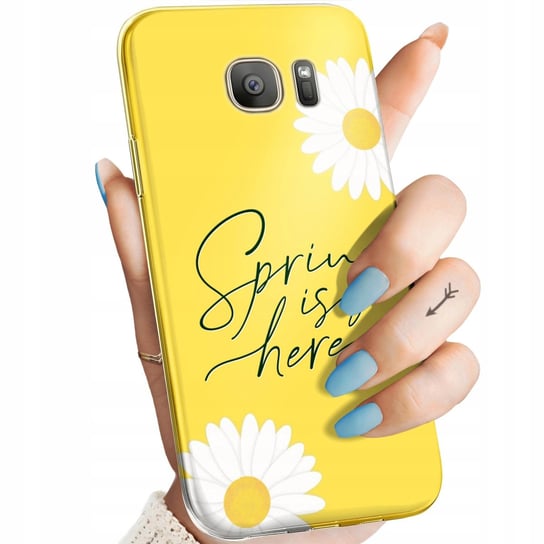 Etui Do Samsung Galaxy S7 Wzory Wiosna Wiosenne Spring Obudowa Pokrowiec Samsung